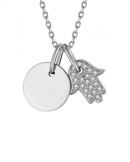 HAMZA ROUND DIAMOND PENDANT (TP3346)